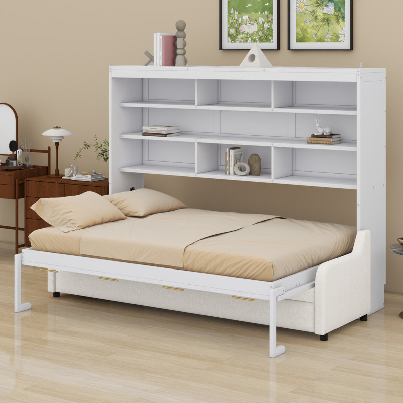 Murphy Cabinet Bed with Folding Sofa