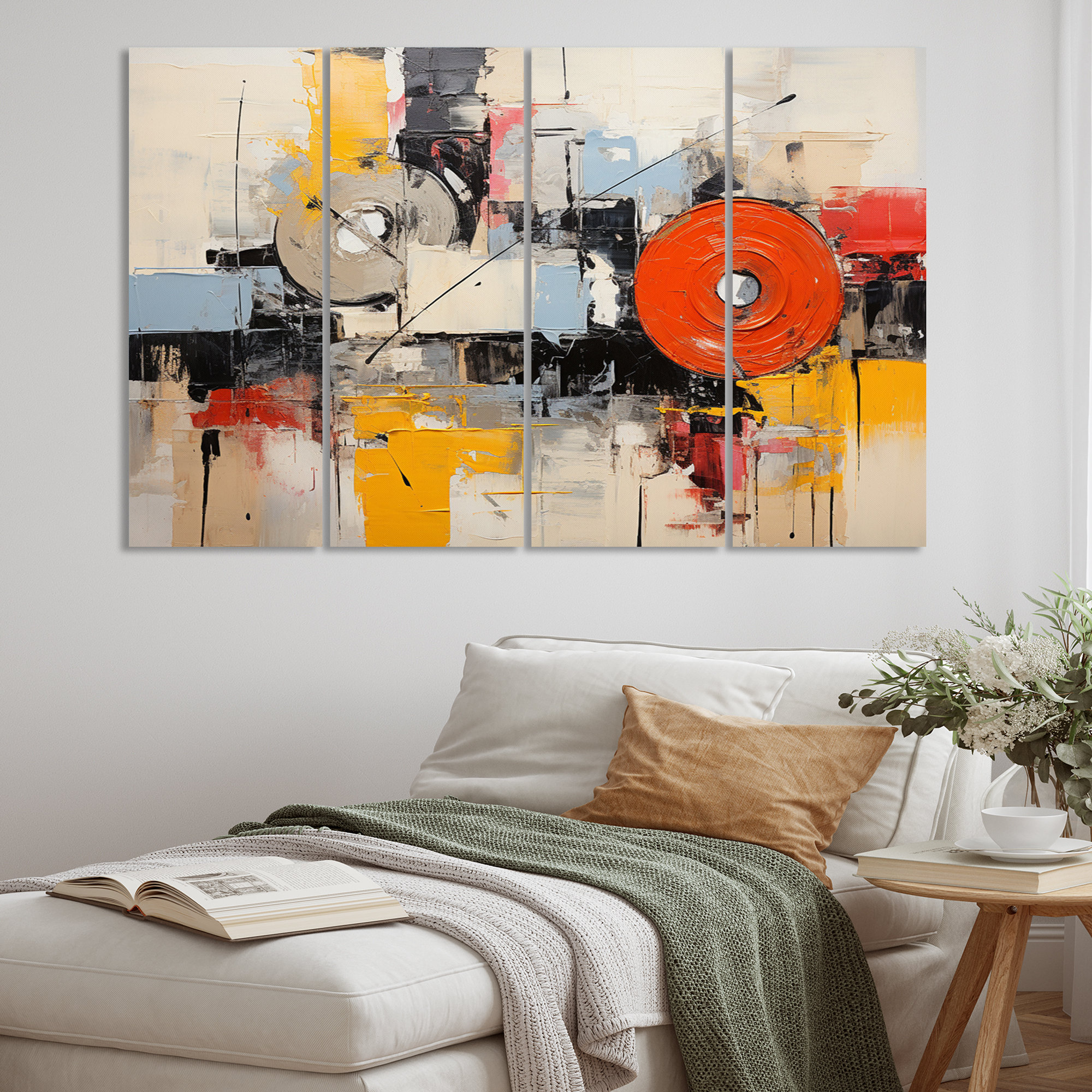 Wrought Studio Collage Rhythm - Abstract Collages Metal Art Print Set ...