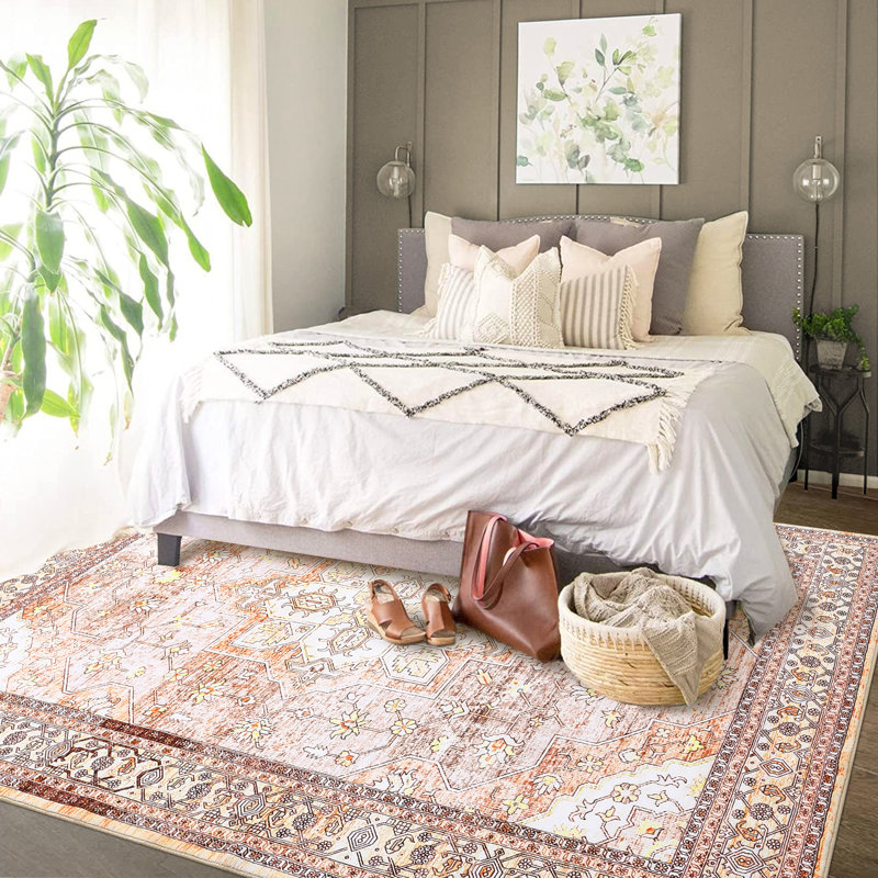 Washable Indoor Rug, Rectangle 9' x 12'