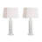 Ensemble de lampes de table 29 po Crew Park Seashell