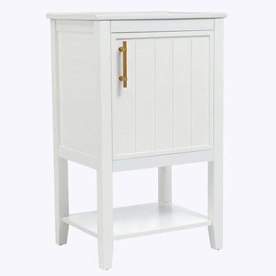 Natelson Bathroom Vanity with Ceramic Top