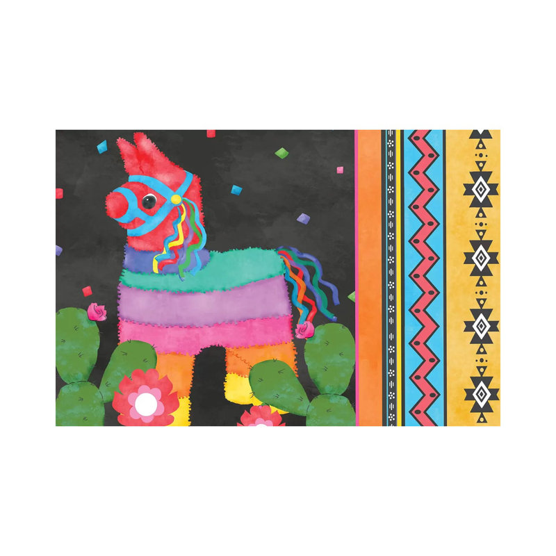 PiÃ±ata Party Collection A by Jade Reynolds - Wrapped Canvas Painting, 101.6 cm H x 66.04 cm W x 1.91 cm D