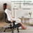 Ergonomic Office Chair with Adjustable Footrest for Cross-Legged Sitting, Desk Chair with Wheels for Home Office, Meditation & ADHD Focus-614705806