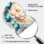 Décoration murale en métal multicolore Blooming Flowers IV - Floral Nebula Shape-108153976