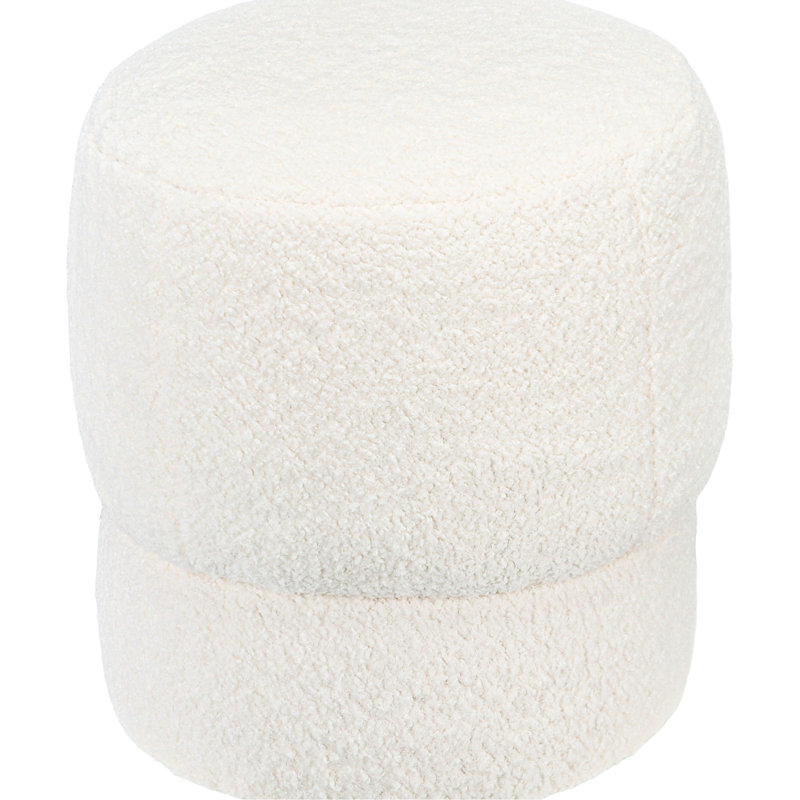 Blanc crème avec un design léger et un rembourrage en molleton épais