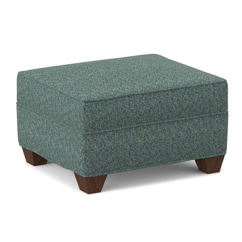 Repose-pieds rectangulaire large de 26 po Phillips, Noyer Montana, Connelly Peacock