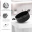 ROYALFORD Casserole Dish with Tempered Glass Lid | Cooking Pot, Induction Stockpot Saucepan with Non-Stick Coating | Aluminium Cookware, Suitable for Multiple Hobs | Black-88147169