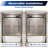 Double Sliding Bathtub Shower Door, Modern Shower Enclosure For Tub With Aluminum Frame And 1/4" Clear Tempered Glass, Stainless Steel Hardware, Adjustable Tub Door, 56-60" W X 58" H, Matte Black