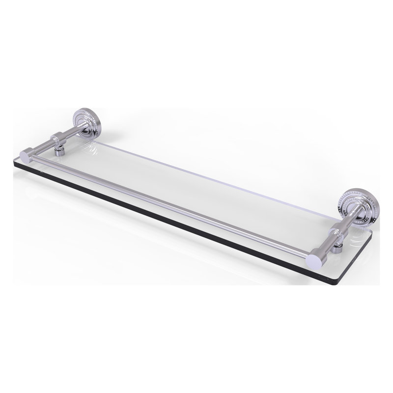 Marchmont Bracket Shelf, Satin Chrome