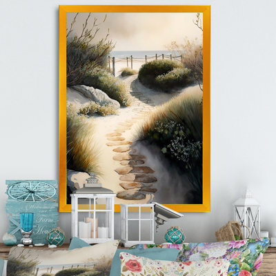 «Path to the Beach I», reproduction sur toile