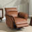 Faux Leather Electric Adjustable Upholstered Lounge Chair Recliner-156147350
