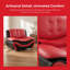 Fauteuil d'appoint en similicuir avec dossier capitonné-1179896463
