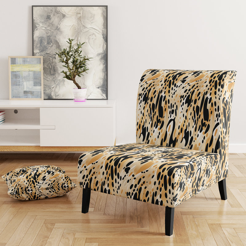 Fauteuil de chambre Feline Grace Cheetah Print