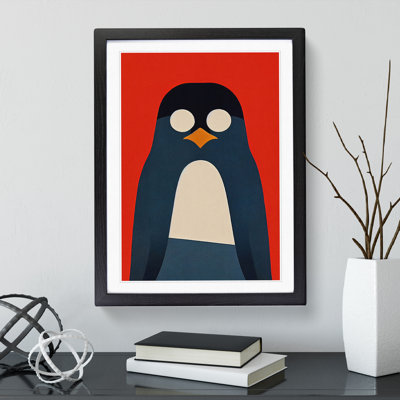 Penguin Abstract Art No.4 - Wall Art
