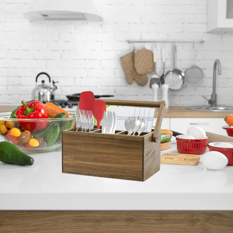 Wooden Cutlery Rack