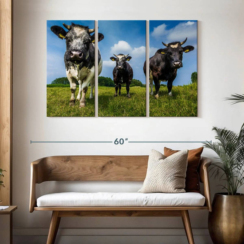 Brampt Cow Gang, 32" H x 50" W