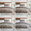 Ensemble de housse de couette surdimensionnée en microfibre avec attaches de coin et fermeture à glissière Vilano Springs🅫-1329401323-1329401309