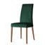 Chaise méditerranéenne rembourrée avec pieds en bois-92365560-92365561