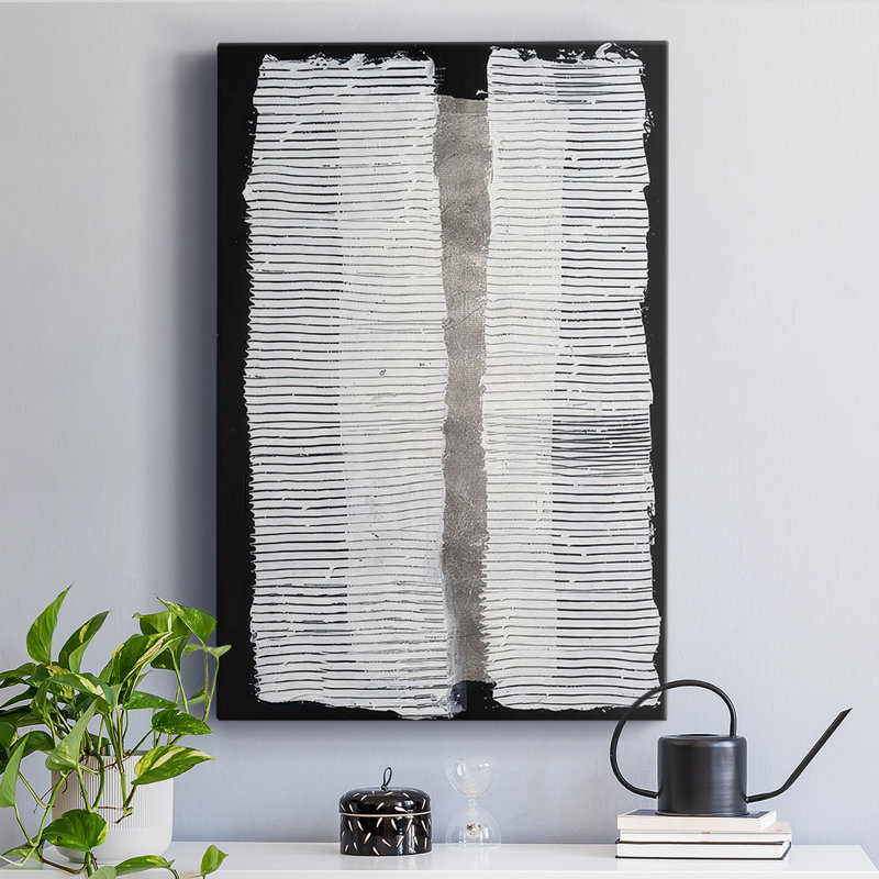Piliers blancs II - impression sur toile tendue, H 27 po x l 18 po