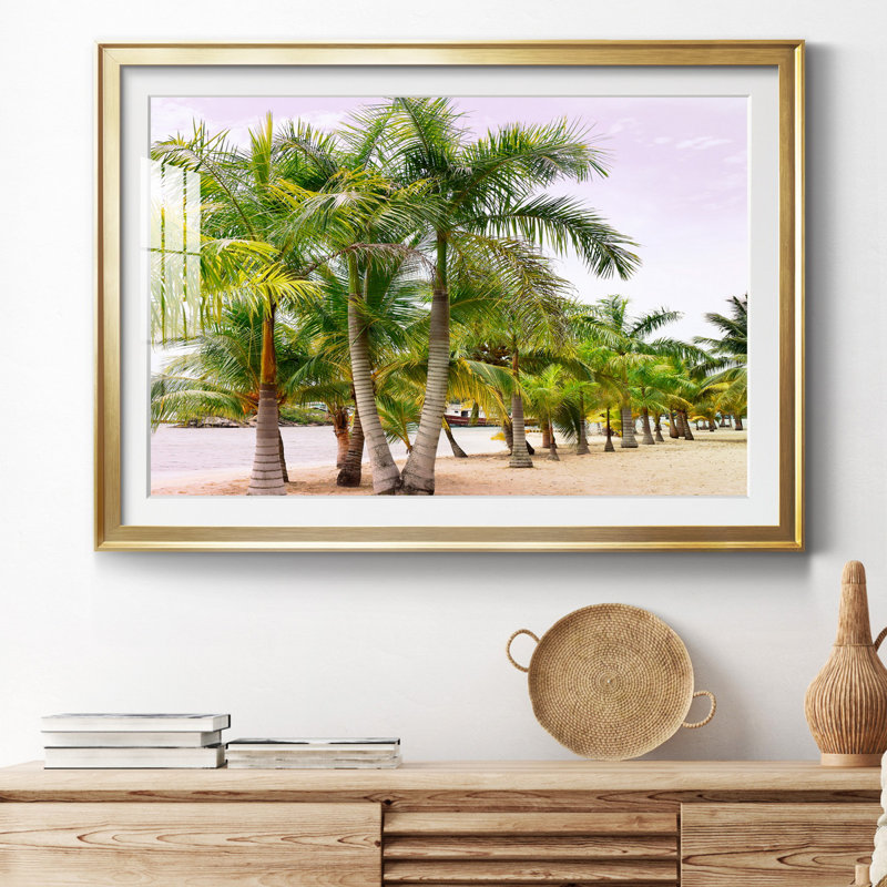Summer Day - Photographie avec cadre photo, Or, H 22,5 po x l 30,5 po x P 1,5 po