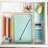 Thomas Martha Stewart Plastic Stackable Office Desk Drawer Organizer Set with Metallic Trim