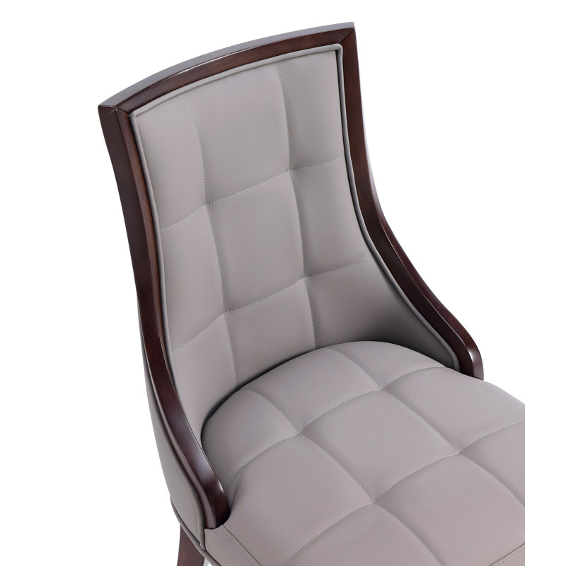 Verduzco Upholstered Side chair, Gray, 1