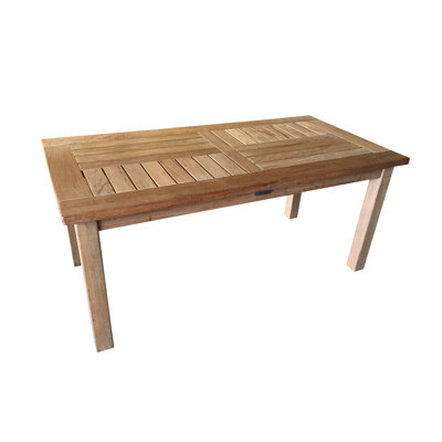 Moyrin Rectangular Teak Outdoor Coffee Table , 40'' in. W 20'' in. D