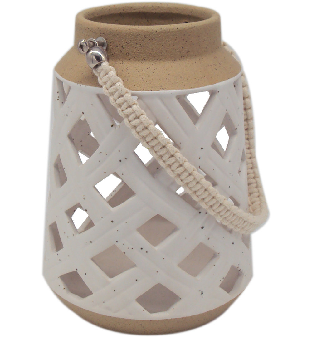 Concrete / Cement Tabletop Lantern World Menagerie