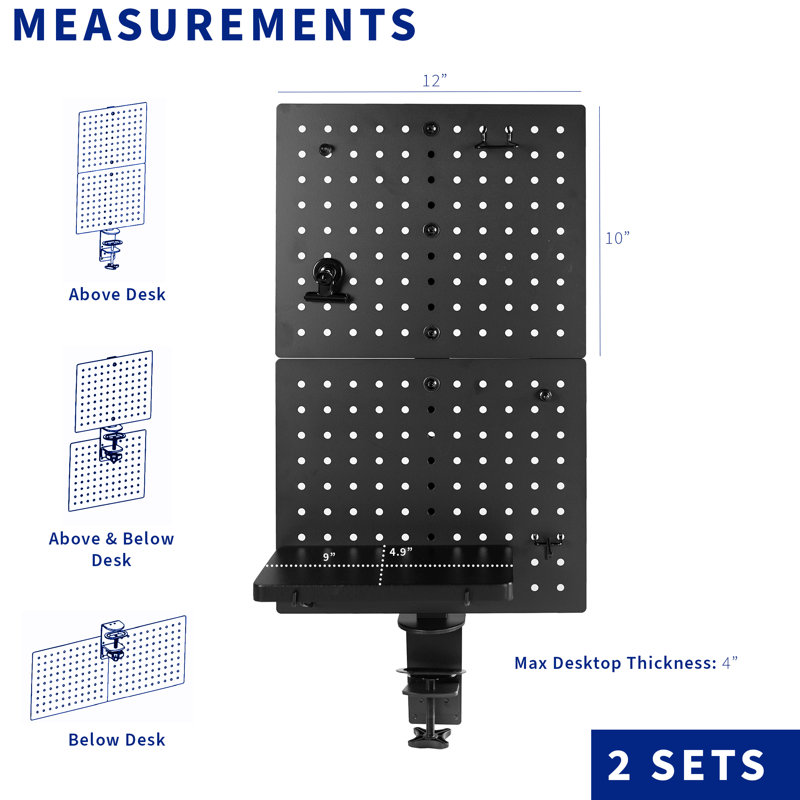 20" H x 24" W Pegboard