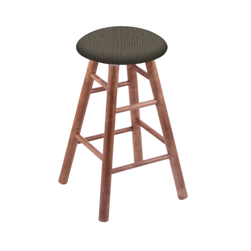 Swivel 24" Bar Stool, Medium Maple, Graph Chalice, Extra Tall (36” Seat Height)
