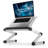 WorkEZ Executive Adjustable Laptop Stand & Lap Desk - Wide Vented Aluminum, 2-24 in Height -22946479
