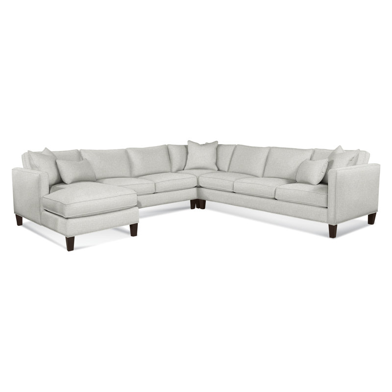 Sectional, Java, Basic Blue; 0317-63, Left Hand Facing