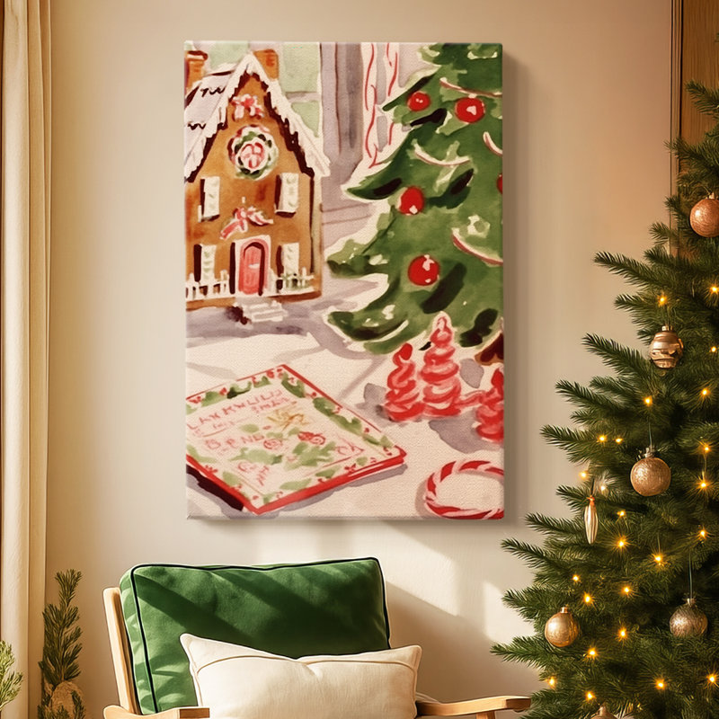 Toile tendue Gilded Hearth at Dusk-Premium, H 18 po x l 12 po