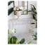 Console Whimsical Bird Perch avec structure en fer blanc antique vieilli