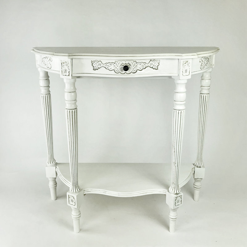 Console 34 po Briony, Blanc