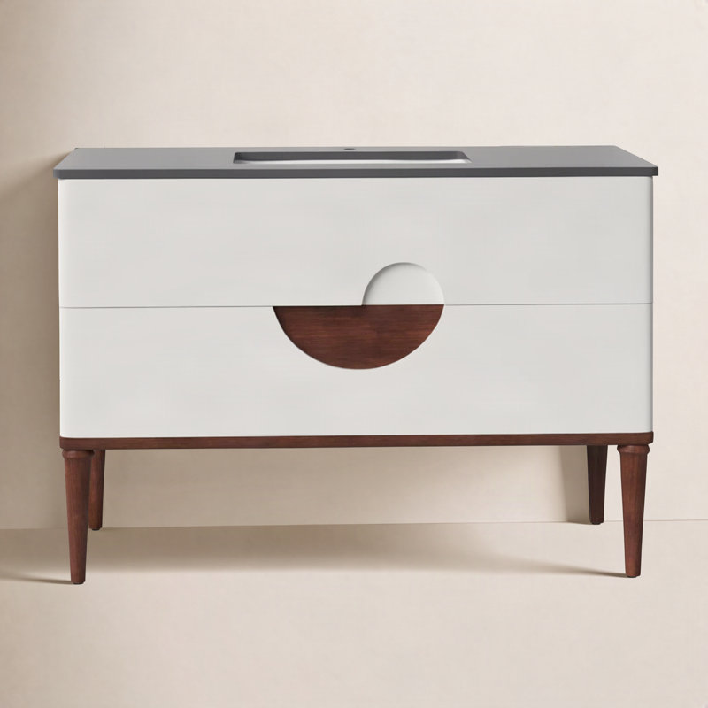 Burano Handmade Single Vanity, Beige