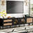 80'' Tv Entertainment Center With Design - Solid Construction Table For Tvs Ample Media Space,-32718641