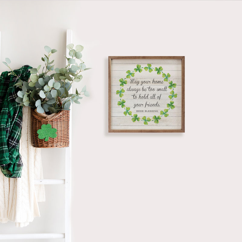 Couronne irlandaise Home Blessing, H 12 po x l 12 po
