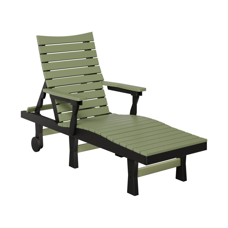 Chaise longue Berlin Gardens Bristol, Sage Top/Black Base