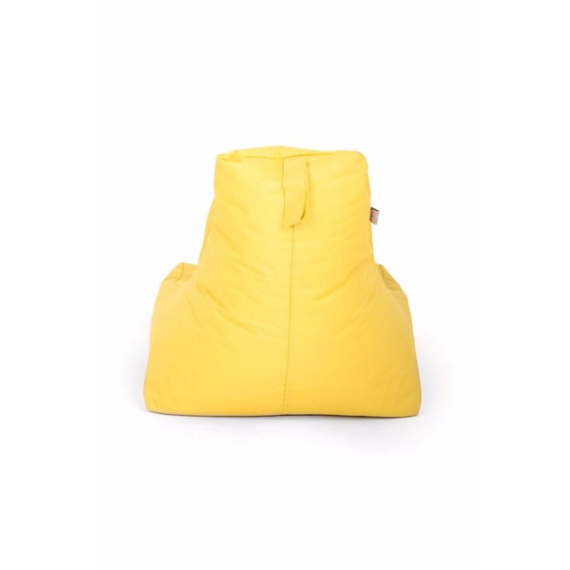 Fauteuil à billes, Polyester jaune