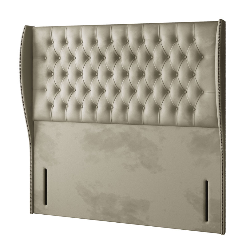 Mandalay Upholstered Headboard, Double (4'6), Coffee