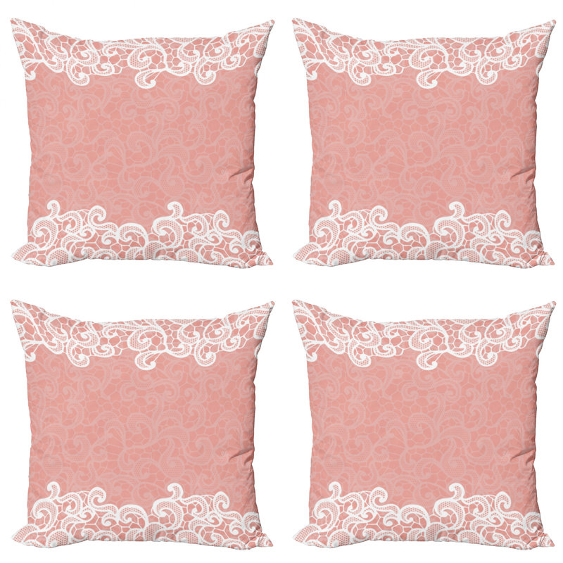 Ambesonne Abstract Reversible Pillow Cover, 16" x 16"