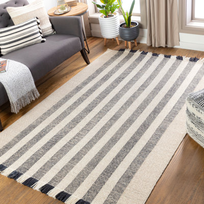 Wool Striped Indoor Rug