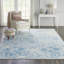 Tapis ivoire / bleu Dashuan-1755805782