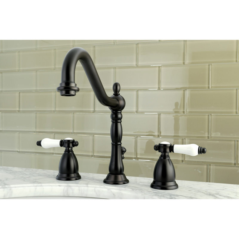 Robinet de salle de bain espacé Kingston, Bronze huilé