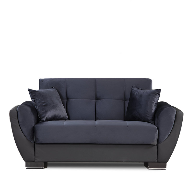 Causeuse Lowa, Gris foncé