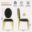 Chaise d'appoint en acier inoxydable Carterville-1033144138-1033144132