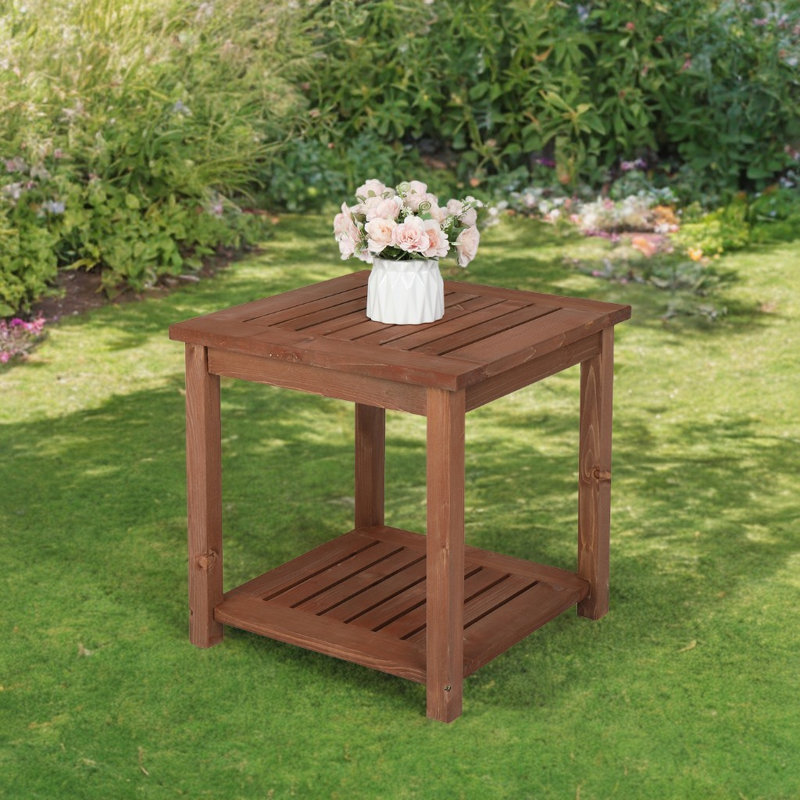 Mcgowan Solid Wood End Table