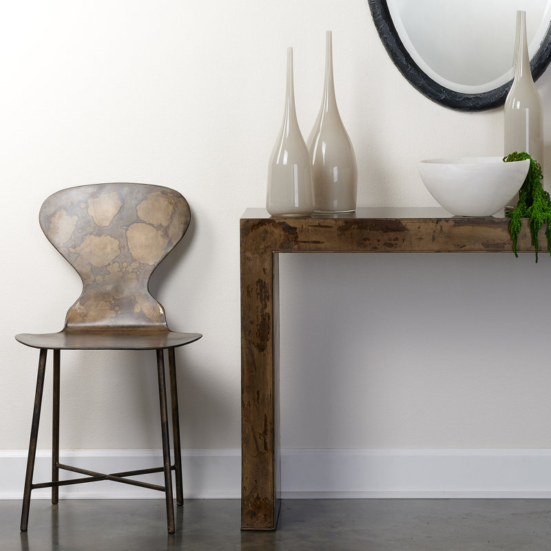 Mccallan Acid Washed Metal Chair