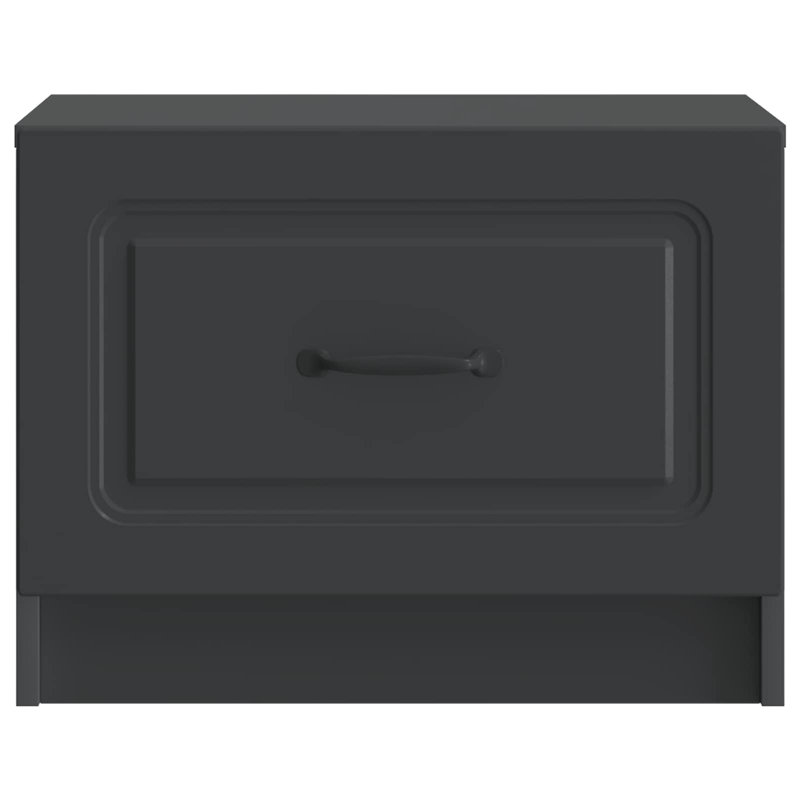 Coffee Table with Storage, 37cm H x 50cm L x 49cm W, Black